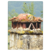 Ancient French Chimney Clipboard Klemmbrett (Rückseite)