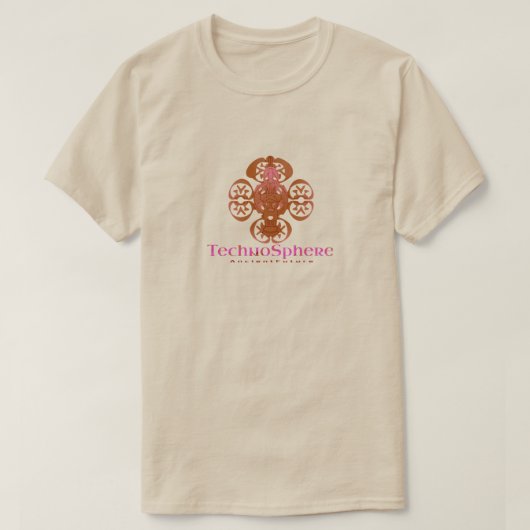 Ancient Future Artifact / v05 orange T-Shirt (Design vorne)