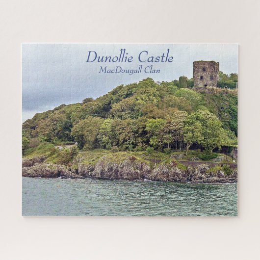 Ancient Gaelic Dunollie Castle Zuhause von MacDoug Puzzle (Horizontal)