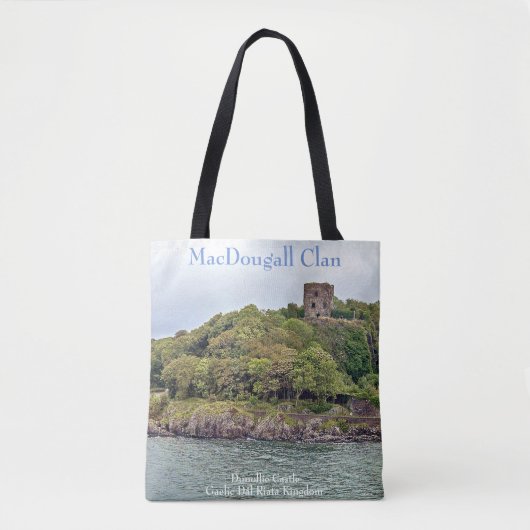 Ancient Gaelic Dunollie Castle Zuhause von MacDoug Tasche (Vorderseite)