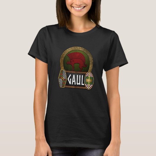 Ancient Gaul Boar Symbol T-Shirt (Vorderseite)