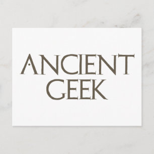 Ancient Geek Postkarte