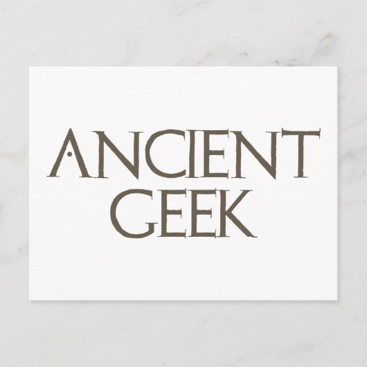 Ancient Geek Postkarte (Vorderseite)