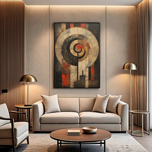 Ancient Geometric  Leinwanddruck