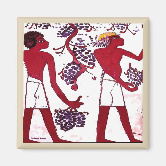 Ancient Grape Growers, Wein, bearbeiten Text Magnet (Vorne)
