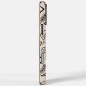 Ancient Greece Line Art Pattern Case-Mate iPhone Hülle (Rückseite / Rechts)