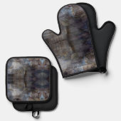 Ancient Greece Music Staff Ofenhandschuh & Topflappen-Set (Vorderseite/Rückseite)