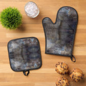 Ancient Greece Music Staff Ofenhandschuh & Topflappen-Set (Oben Unten)