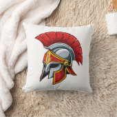 Ancient Greek Corinthian helmet Kissen (Decke)