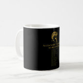 Ancient Greek History - Alexander The Great World Kaffeetasse (Vorderseite Links)