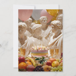 Ancient Greek Statue “Another Year Older” Einladung