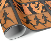 Ancient Greek Vases - Sport Geschenkpapier (Rolleneckpunkt)