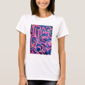 Ancient Griechisch Graffiti-Hand Pinselstriche T-Shirt (Vorderseite)