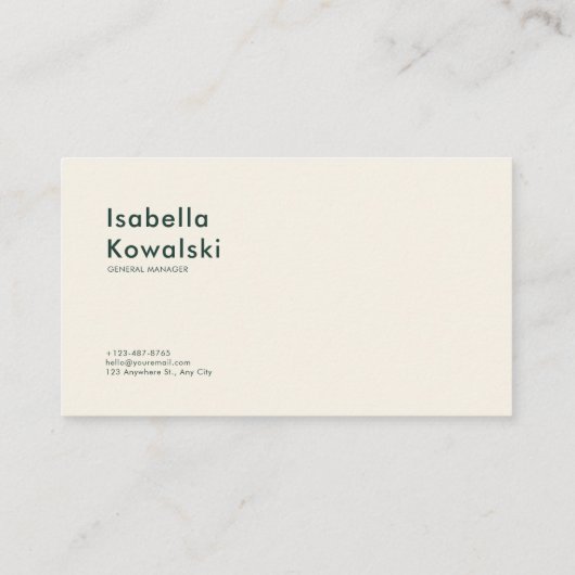 Ancient Guardian Trees Vista Visitenkarte (Rückseite)