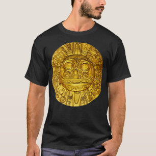 Ancient Inca Gold Sun God Disk Authentic Original T-Shirt