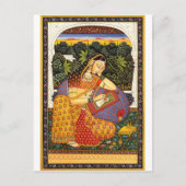 Ancient Indian Mughal Princess Postkarte (Vorderseite)