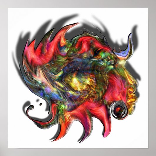 Ancient Ink's Head Poster (Vorne)