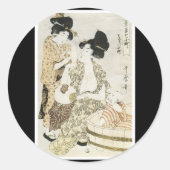 Ancient japan Art Sticker (Vorderseite)