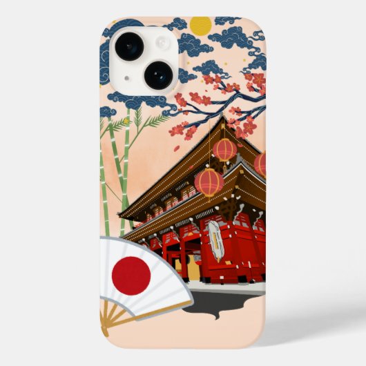 Ancient Japan iPhone 14 Case - Traditionelle Japan (Rückseite)