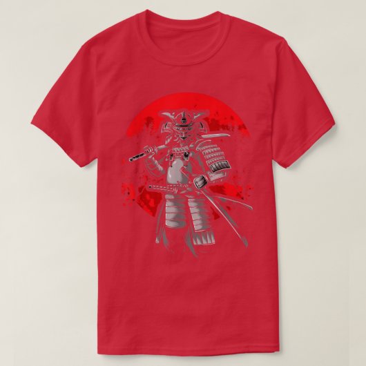 Ancient Japanese warrior Samurai T-Shirt (Design vorne)