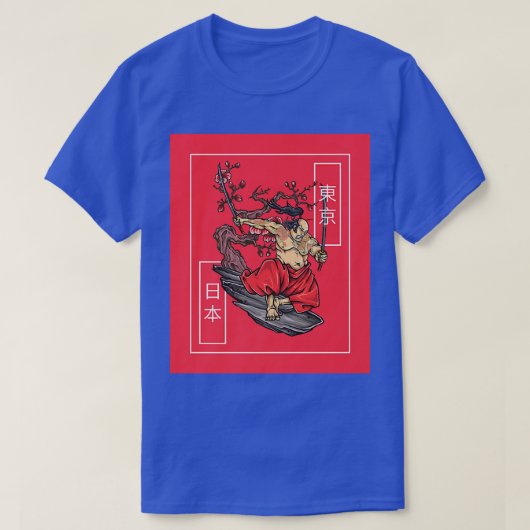 Ancient Japanisch Samurai Warrior Tokyo T-Shirt (Design vorne)