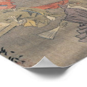 Ancient "japanische Dämonen" Malerei Poster (Ecke)