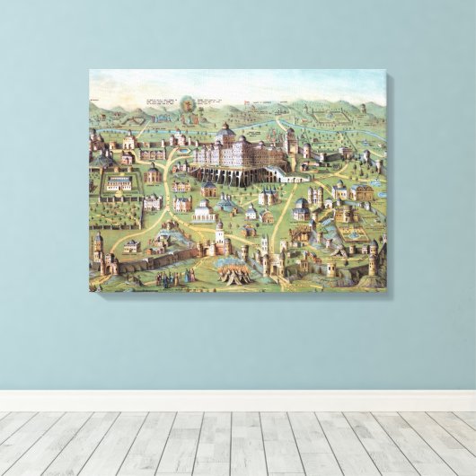 ANCIENT JERUSALEM LEINWANDDRUCK (Insitu (Holzboden))