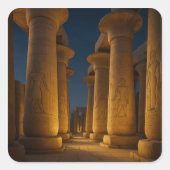 Ancient Karnak Temple Columns Sticker (Vorderseite)