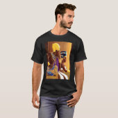 Ancient Kemet 2 Ägyptischer Royalty Pharao und sei T-Shirt (Vorne ganz)
