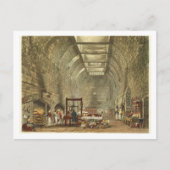 Ancient Kitchen, Windsor Castle, engraved by Willi Postkarte (Vorderseite)