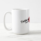 Ancient Latin Inspirational Quote Artistic Heart Kaffeetasse (Links)