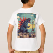 Ancient Lines: Sehenswürdigkeiten des Design von T T-Shirt (Rückseite)