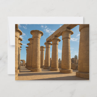 Ancient Luxor Majestic Tempel Postcard Kunst, Dich Postkarte