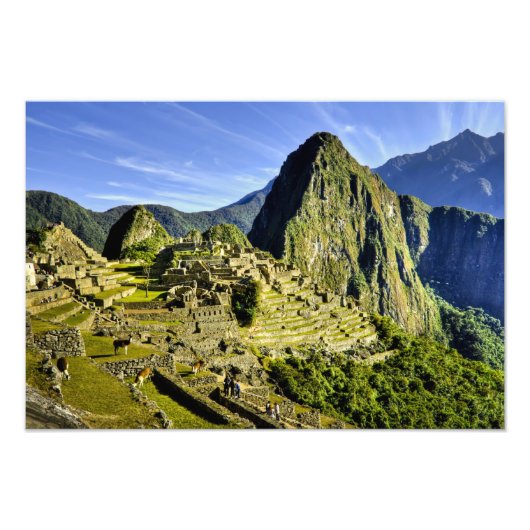 Ancient Machu Picchu, letzte Zuflucht der 2 Fotodruck (Vorne)