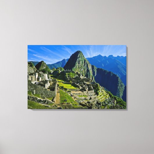 Ancient Machu Picchu, letzte Zuflucht der 2 Leinwanddruck (Vorderseite)