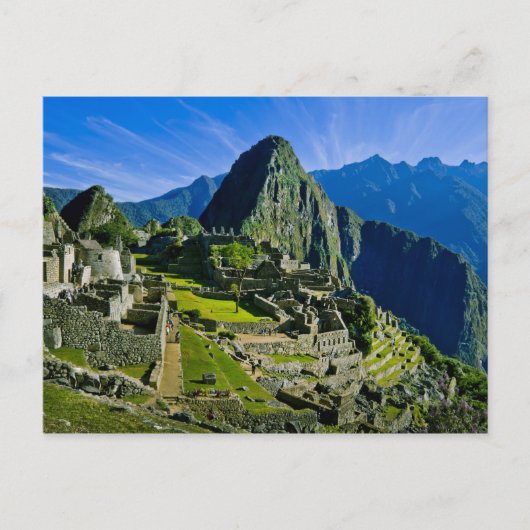 Ancient Machu Picchu, letzte Zuflucht der 2 Postkarte (Vorderseite)