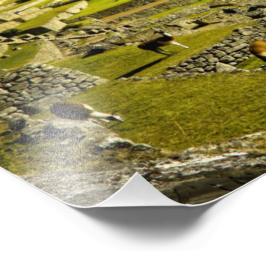 Ancient Machu Picchu, letzte Zuflucht der Fotodruck (Ecke)