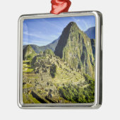 Ancient Machu Picchu, letzte Zuflucht der Ornament Aus Metall (Links)
