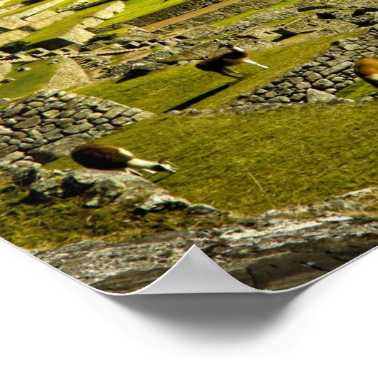 Ancient Machu Picchu, letzte Zuflucht der Poster (Ecke)