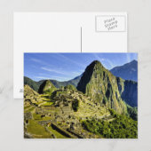 Ancient Machu Picchu, letzte Zuflucht der Postkarte (Vorne/Hinten)