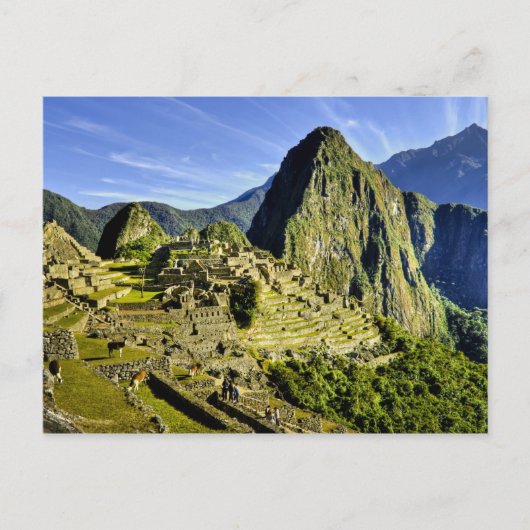 Ancient Machu Picchu, letzte Zuflucht der Postkarte (Vorderseite)