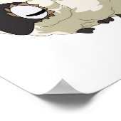 Ancient Magus Bride Axolotl and Sheep Poster (Ecke)