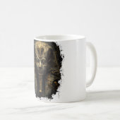 Ancient Malice Egyptian Pharaoh Black Gold Kaffeetasse (VorderseiteRechts)