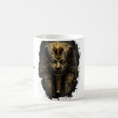 Ancient Malice Egyptian Pharaoh Black Gold Kaffeetasse (Mittel)