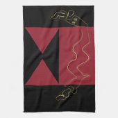 Ancient Man - Tribal Art Geschirrtuch (Vertikal)