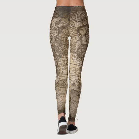 Ancient Map Leggings (Rückseite)