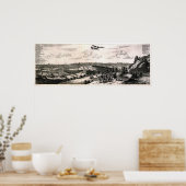 Ancient Map of Tokyo (Edo) Poster (Küche)