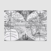 Ancient Map Tissue Paper Seidenpapier (Vorderseite)