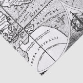 Ancient Map Tissue Paper Seidenpapier (Ausschnitt)