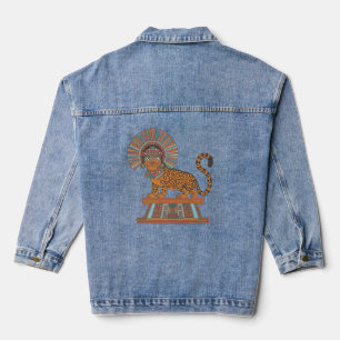 ANCIENT MAYA TIGER JEANSJACKE